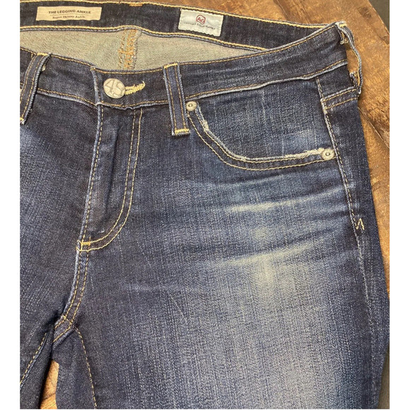 AG Adriano Golschmied Skinny Jeans Womens Legging Ankle Mid Rise Distressed 26 - Picture 10 of 13